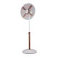HIGH FLOOR FAN  PRSF-80620 40cm 50W RETRO WHITE/WOOD